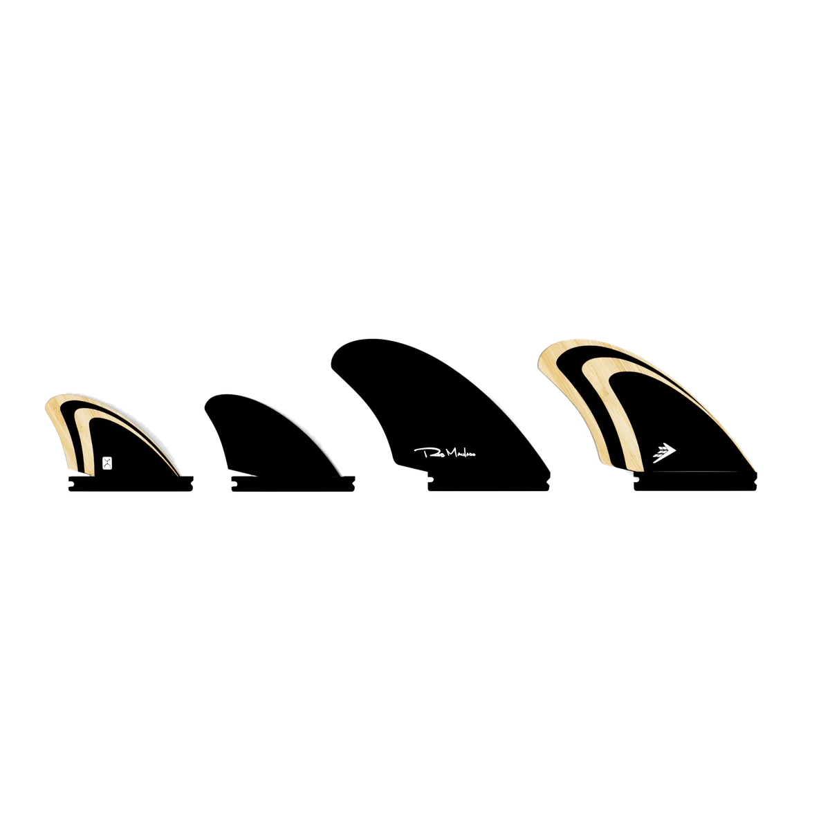 Jogo de quatro quilhas Firewire Machado Seaside Quad em single tab