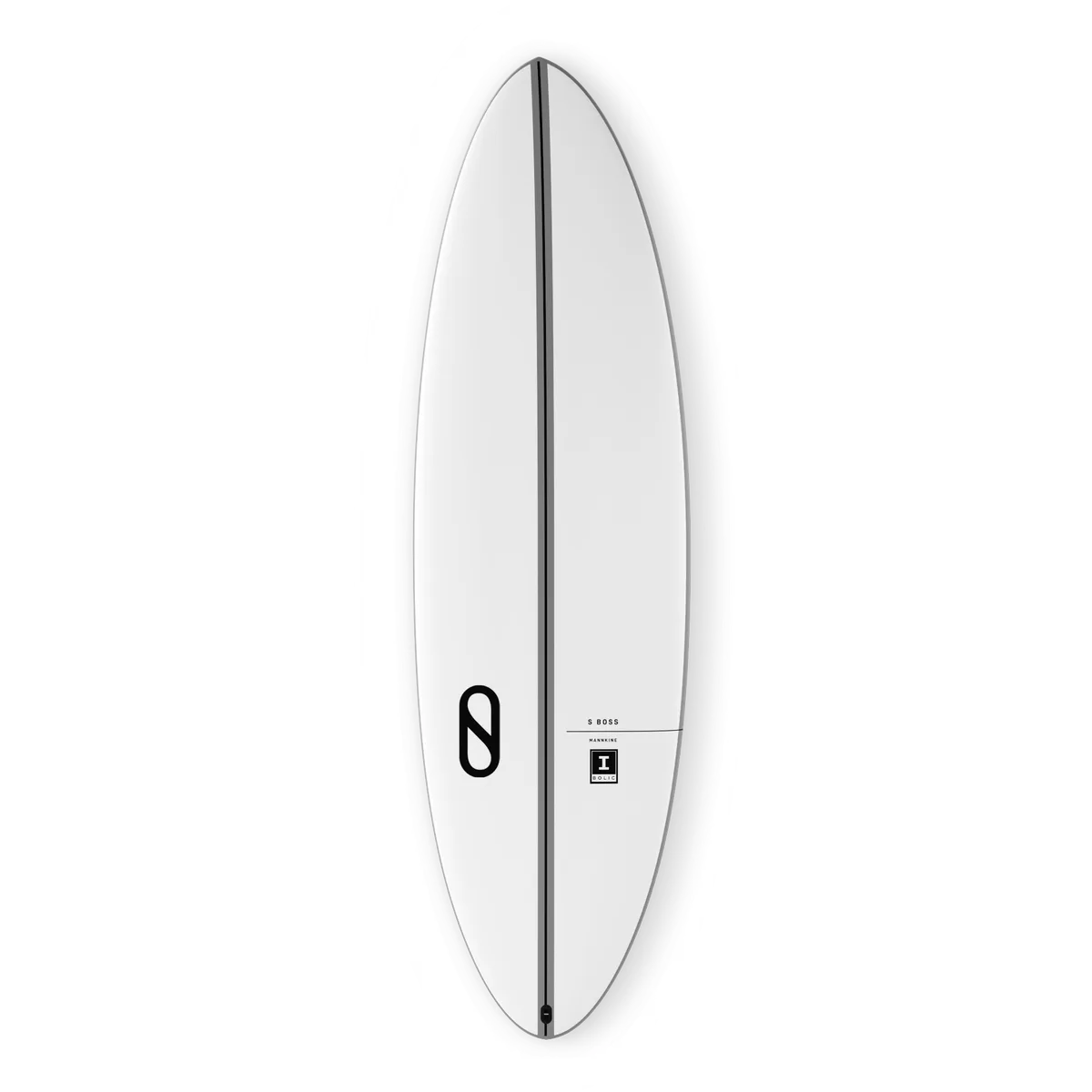 Firewire S Boss, shortboard de alta performance assinado por Kelly Slater com Dan Mann, com bico arredondado e rabeta round na construção I-Bolic