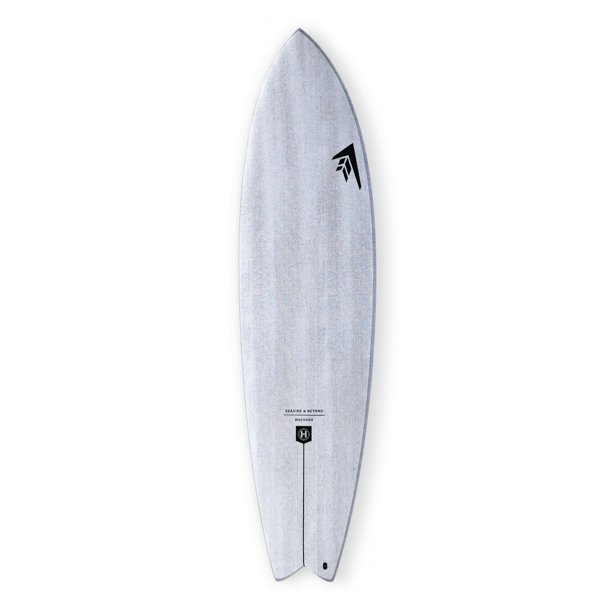 Firewire Seaside & Beyond de Rob Machado, mid-length com outline alongado e rabeta fish